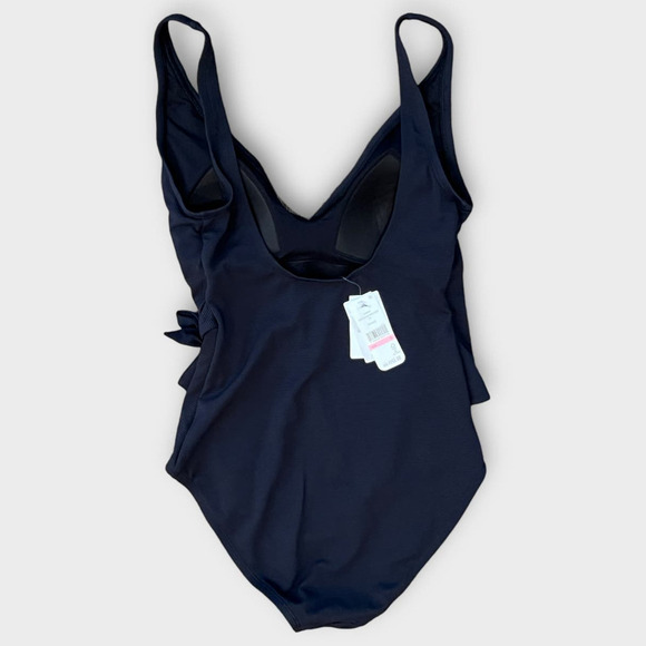 NWT Tommy Bahama Pique Colada Wrap Front Swimsuit Size 10 - Picture 3 of 8